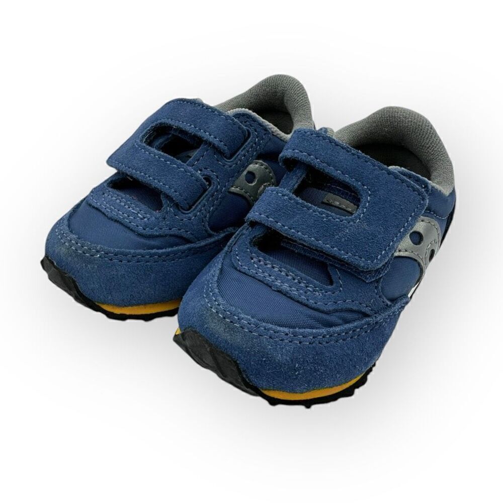 NWOT Saucony Kids Jazz Low Pro Sneakers Navy Blue Size 4M